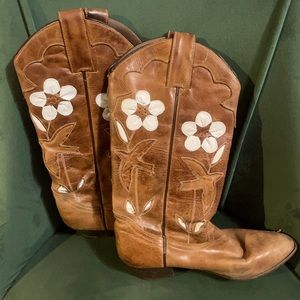 Leather Soled Cowboy Boots Women’s 6.5